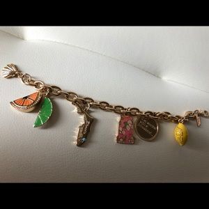 *NEVER WORN* Lilly Pulitzer charm bracelet
